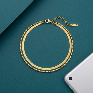 18K Gold Plated Adjustable Charm Bracelet for Women image 6