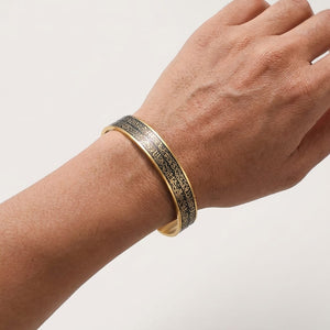 Ayatul Kursi Open Cuff Bracelet for Men & Women ā Stainless Steel Islamic Bangle image 3