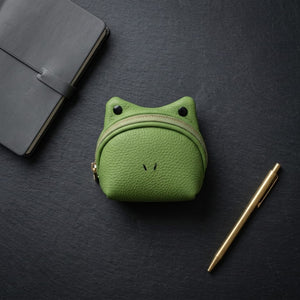 Cute Frog Coin Purse Keychain for Women & Kids | Mini Zip Wallet image 10