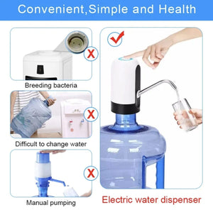 Small Portable USB Rechargeable Water Dispenser Pump | 1200mAh image 1