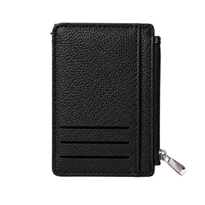 Slim Card Holder Wallet with Zipper Coin Pocket – Compact RFID Style Card Wallet for Women image 7