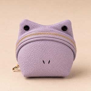Cute Frog Coin Purse Keychain for Women & Kids | Mini Zip Wallet image 3