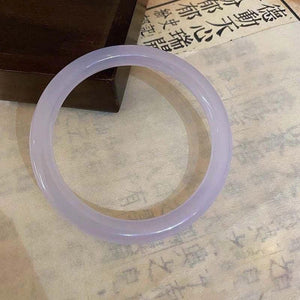 Jade Inspired Glass Bangle Set (2) – Lucky & Spiritual Jewelry image 2