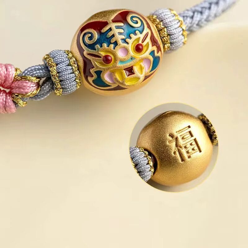 Tiger Knot Weave Cord Bracelet Multicolor Charm Bracelet for Women image 1