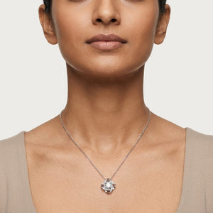 Luxury Crystal Orbit Pendant Necklace for Women with Gift Box image 4