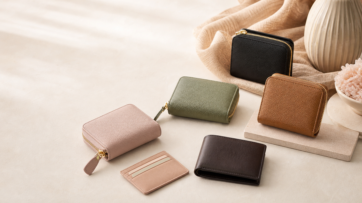 Editorial wallet and card holder guide