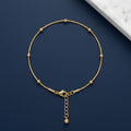 Waterproof 18K Gold Snake Chain Anklet – Trendy for Women image 0