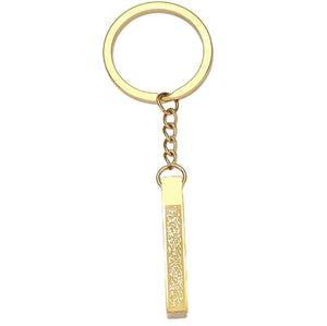 Allah Ayatul Kursi Islamic Keychain – Waterproof Stainless Steel image 3