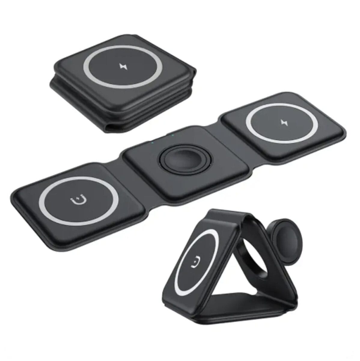 3-in-1 Magnetic Wireless Charger | 20W Fast Charging Foldable Station for iPhone, Watch &amp; Earbuds image 0