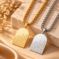 Islamic Arabic Calligraphy Pendant Necklace – Stainless Steel