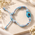 REYLVA Natural Stone Knotted Cord Adjustable Bracelet