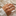 REYLVA Ice White Glass Ring for Women | Minimalist Fashion Band Ring
