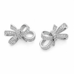 REYLVA Crystal Stud Earrings for Women