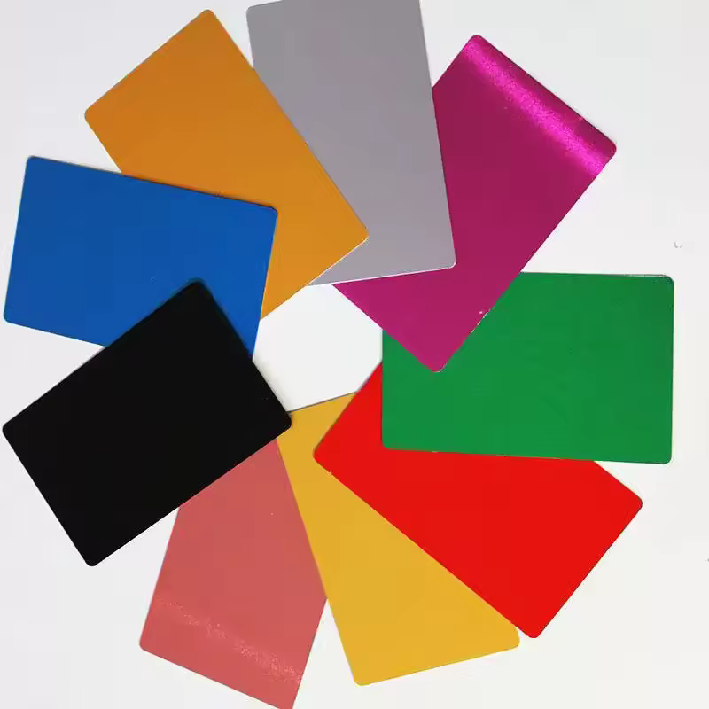 50 Pack Aluminum Engraving Business Cards – ATM Card Size (Metal Business Cards) image 4