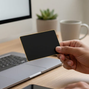 Premium Metal NFC Enabled Blank Business Card – Laser Engraving Ready (NFC &amp; Non-NFC Variants) image 2