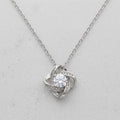 Luxury Crystal Orbit Pendant Necklace for Women with Gift Box image 0