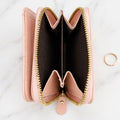 Compact Zip Wallet with Card Holder & Coin Pocket